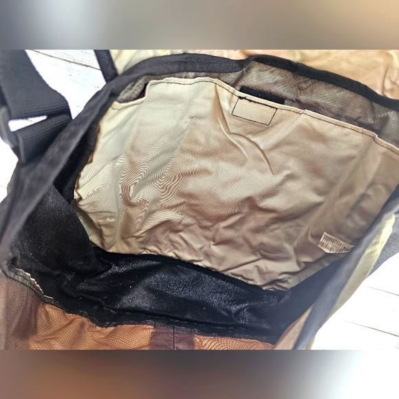 RARE VINTAGE Jansport Messenger Laptop Shoulder Bag Y2K Large Floral BlackVelvet - Picture 10 of 13